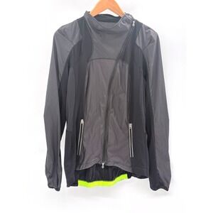 Lululemon Jacket Cycling‎ Presta Women Size 10 Black Packable Active